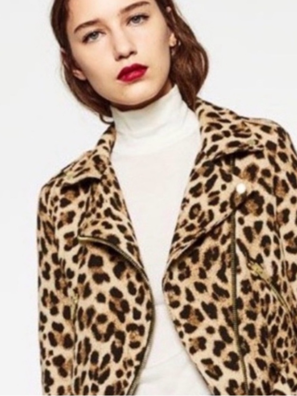 Zara Leopard-Print Jacket - Picture 2 of 9